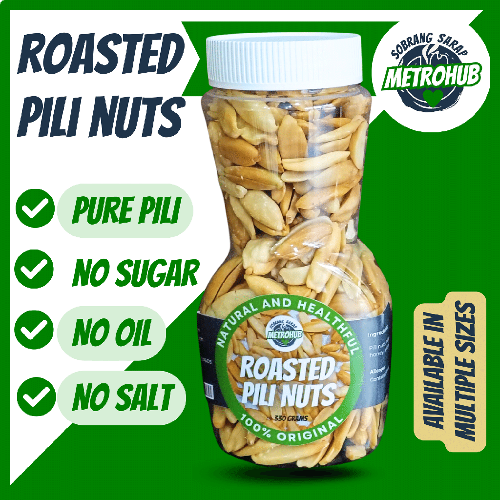 Roasted Pili Nuts in a Bottle