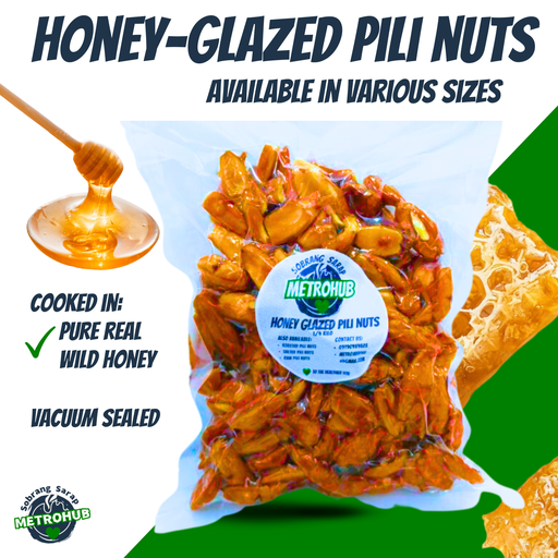 Honey Glazed Pili Nuts Vacuum Sealed